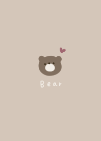 The dull color is mature. bear.