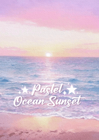 Pastel Ocean Sunset