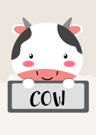 Simple Cute Love Cow Theme