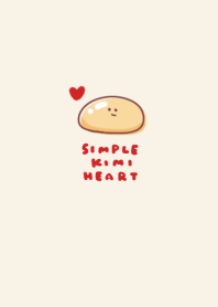simple yolk heart beige.