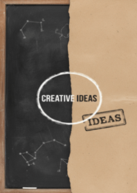 Contrast of Chalkboard and Kraft Paper