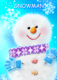 - Fluffy Snowman -
