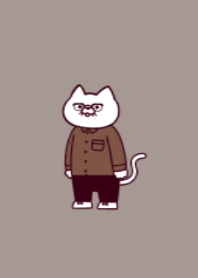 Glasses cat(dusty colors12)