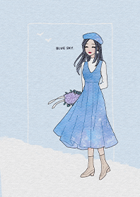 Winter Blue Sky