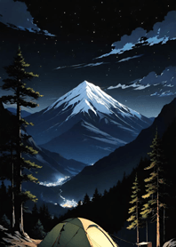 Camping in the mountains PZ9xT