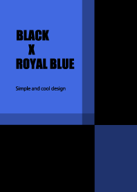 BLACK X ROYAL BLUE