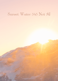 Sunset Water 545 Not AI