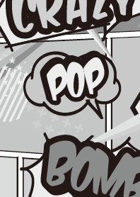 アメコミ／ポップ／モノクローム