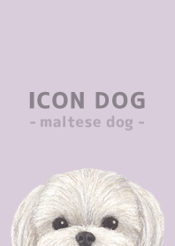 ICON DOG - Maltese dog - PASTEL PL/02