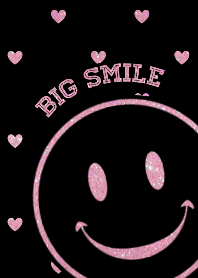 BIG SMILE PINK LAME HEART