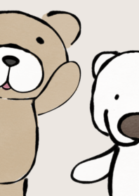 動物のぬいぐるみ 7 水彩画