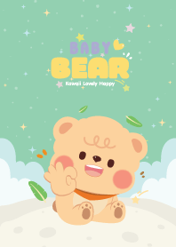 Chubby Baby Bear Fat Cute Green