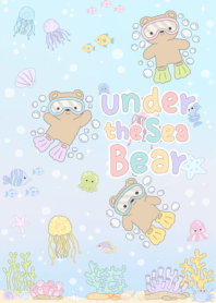 under the sea bear lovely