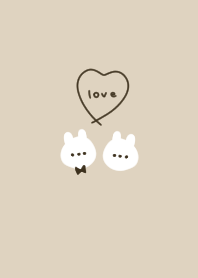 恋愛お守り。うさぎ。