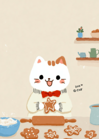 Christmas Warm cat Dda