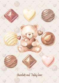 Teddy Bear & Chocolate 2 - Brown 1