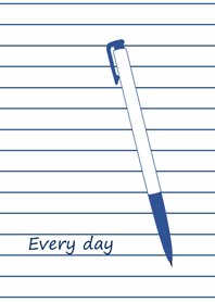 My notebook (blue)