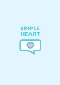 SIMPLE HEART -BLUE-
