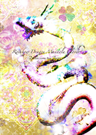 Rainbow Dragon Mandala Clover