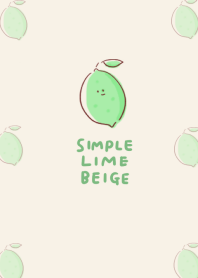 simple lime beige.