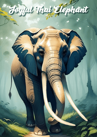 Joyful Thai Elephant