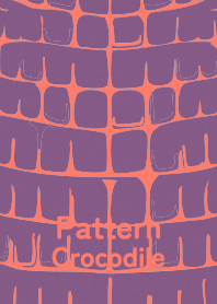 Pattern Crocodile kodaimurasaki