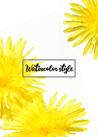 Watercolor style Theme 6