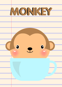 Simple Cute Monkey Theme Vr.2