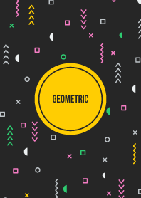 Geometric Black 64