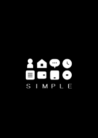 シンプル（white black)V.585