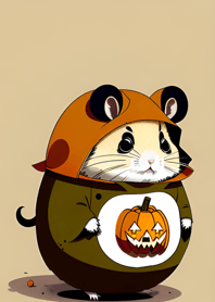 Halloween Hamster 68e0Fd