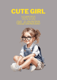 Cute girl with glasses
