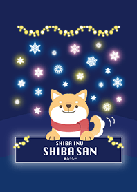 SHIBAINU SHIBASAN -snow night2-