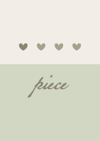 Green beige <Heart>