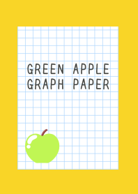GREEN APPLE GRAPH PAPER-YELLOW-REDj