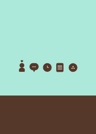 SIMPLE HEART(chocolate mint)V.51b