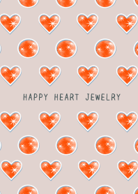 HAPPY HEART JEWELRY-VERMILION-BEIGE