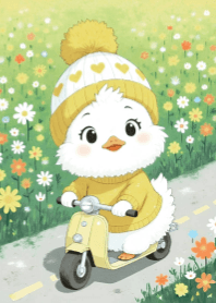 Little Duckling and Scooter