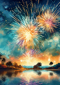 Beautiful Fireworks Theme#97