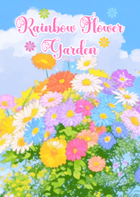 Rainbow Flower Garden