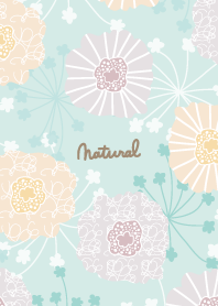 Northern Europe Beige Flower 12 Japan
