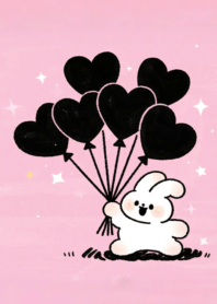 cute little round rabbit_21