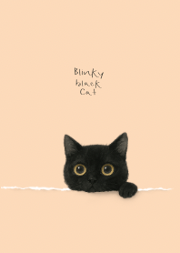 Blinky Black Cat (Beige)