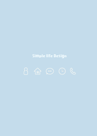 Simple life design -ice blue-