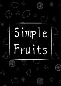 Simple & cute fruits (BK)