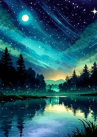 Beautiful starry night view#1265