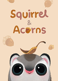 Squirrel dan Acorns