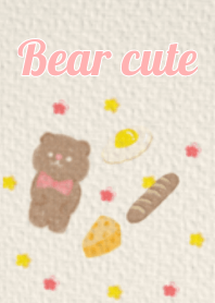 Bear cute food
