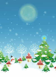 Gentle winter snow scene5.