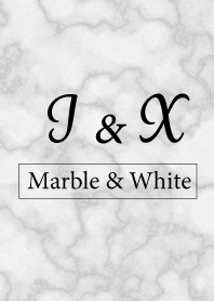 I&X-Marble&White-Initial